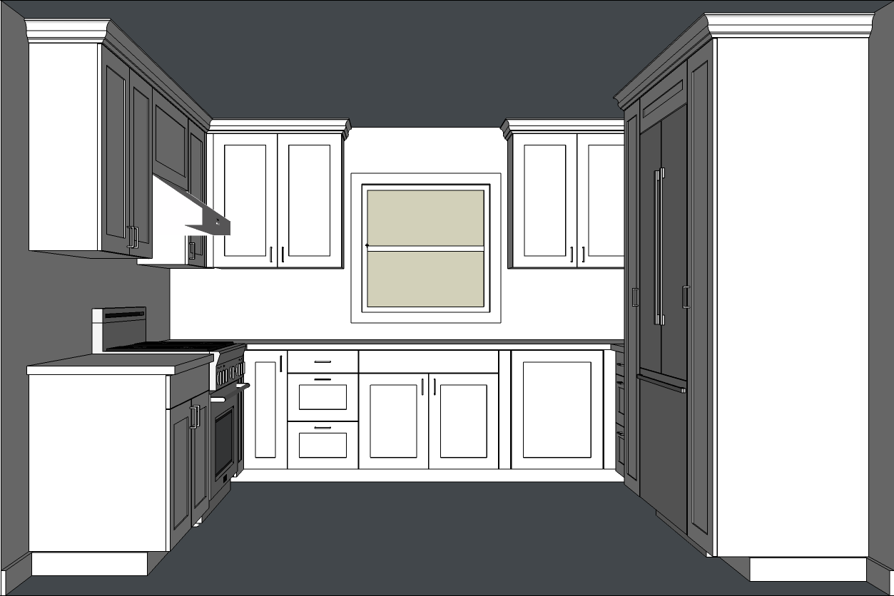 designing kitchen cabinet with sketchup