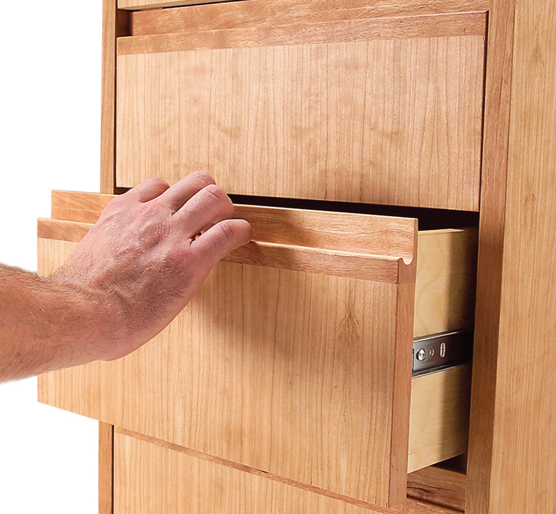 Finger Pull Cabinet Hardware Design Ideas