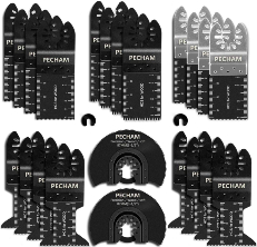 Vtopmart 100 Pcs Wood Oscillating Multitool Quick Release Saw Blades C