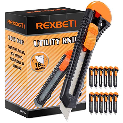 Rexbeti 12-Pack Utility Knife