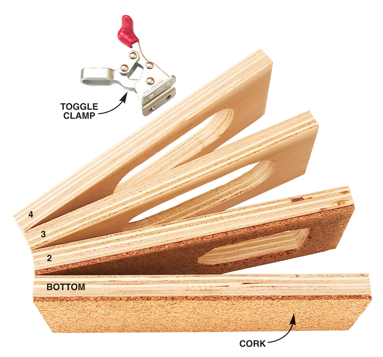 Toggle Clamp Sanding Block - Popular Woodworking Magazine