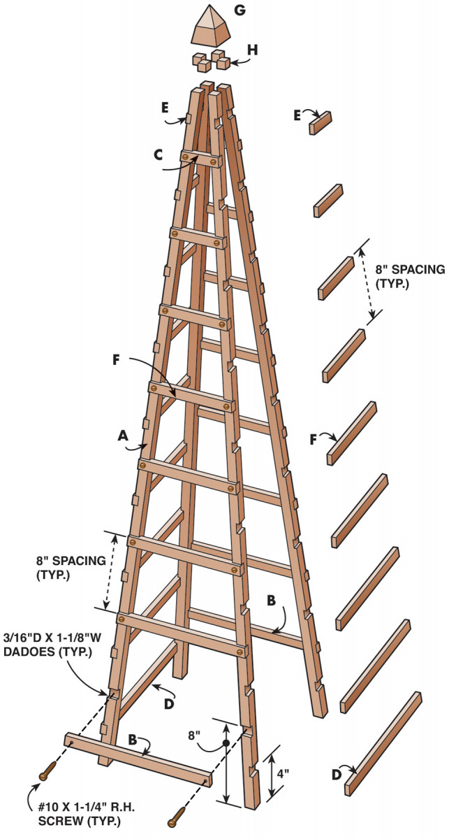 Vine Trellis | Popular Woodworking