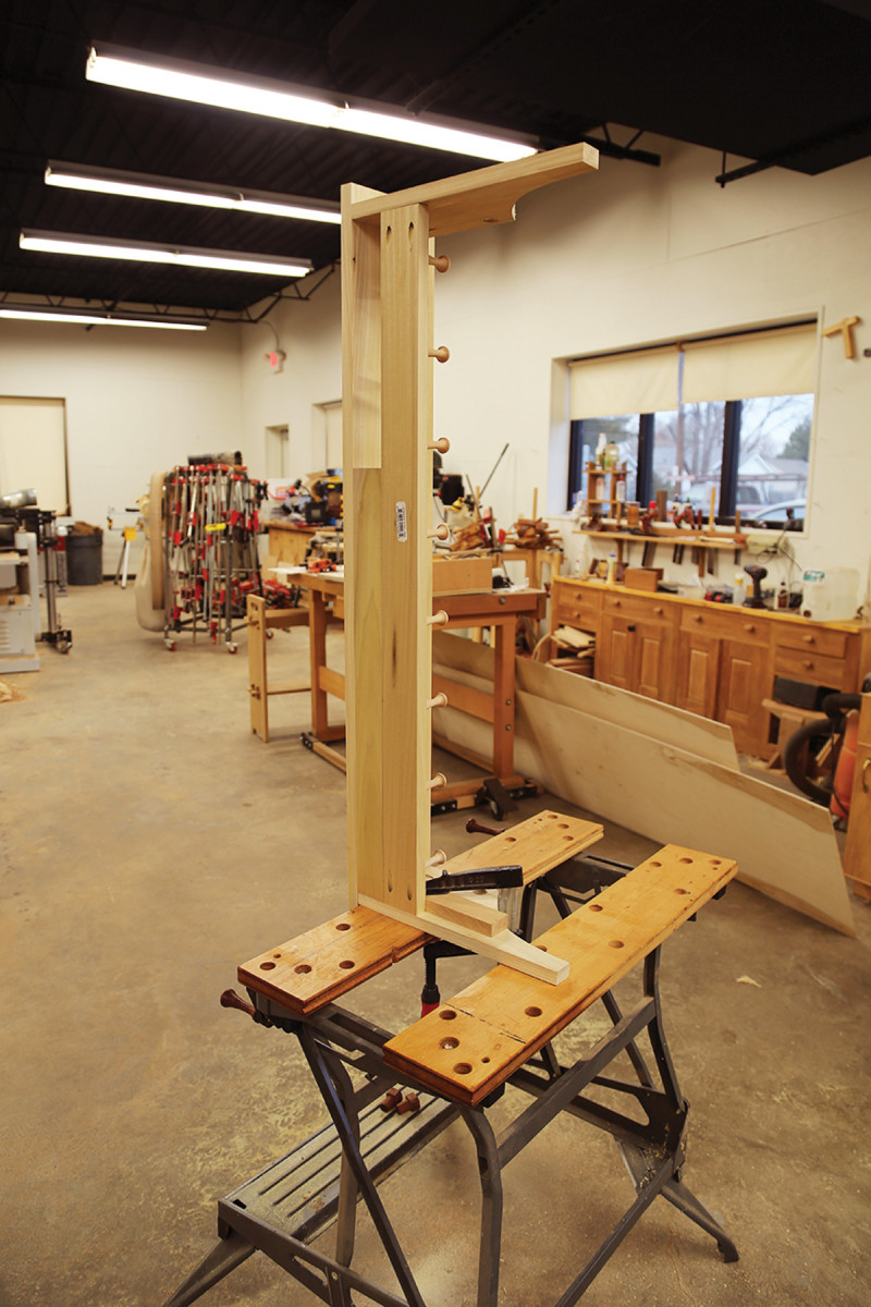 Kitchen Pot Rack, Woodworking Project