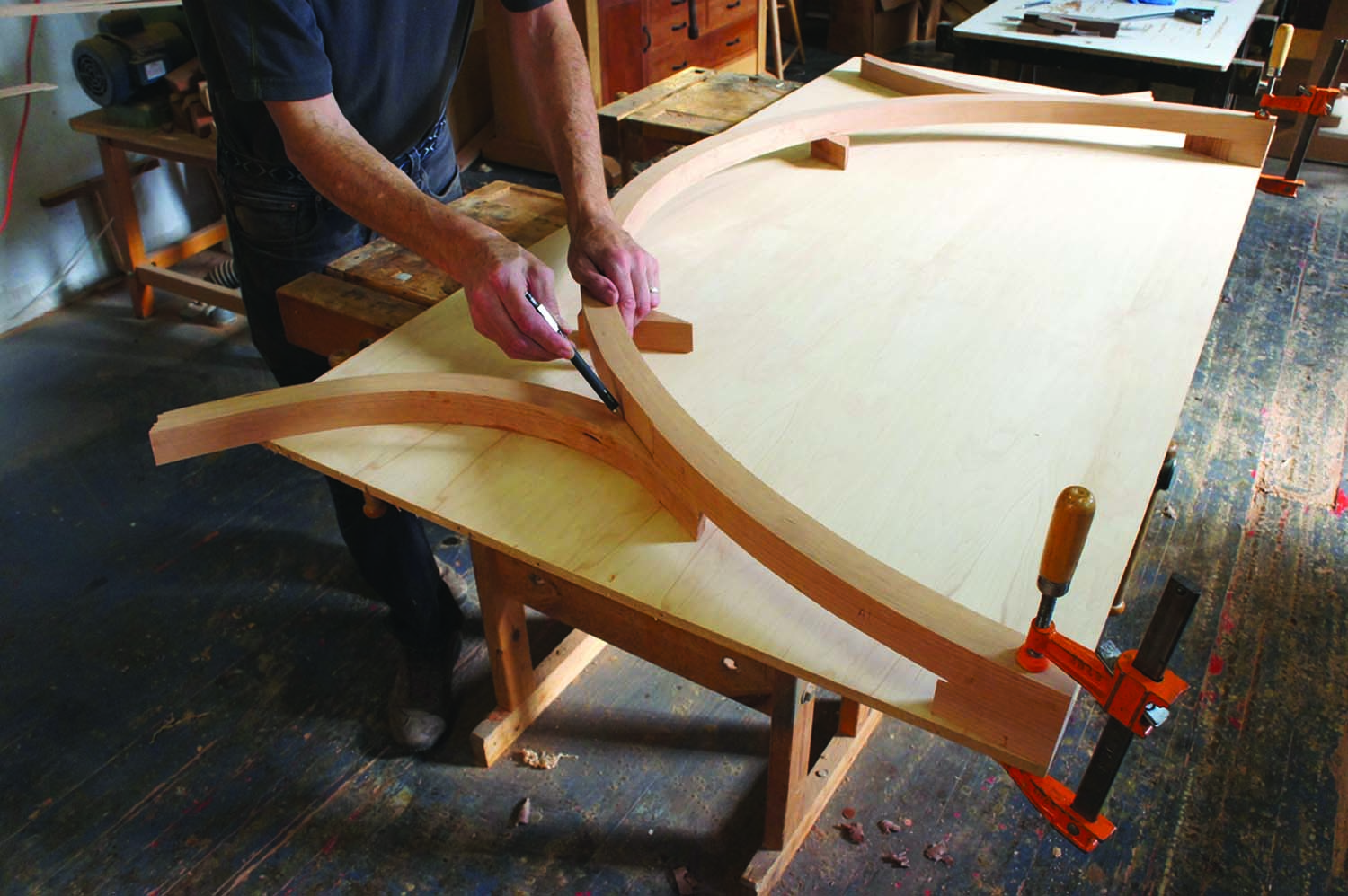 Making a complementary routing template - FineWoodworking