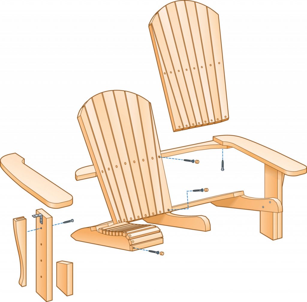 Adirondack Loveseat | Popular Woodworking