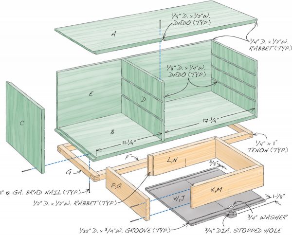 Small Tools Cabinet | Popular Woodworking