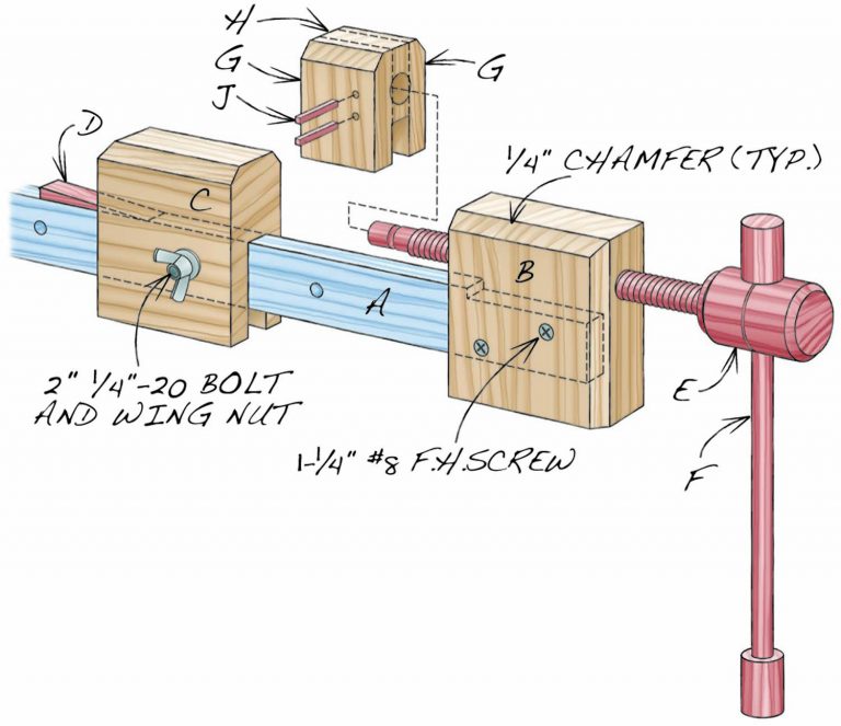 Wooden Bar Clamp | Popular Woodworking