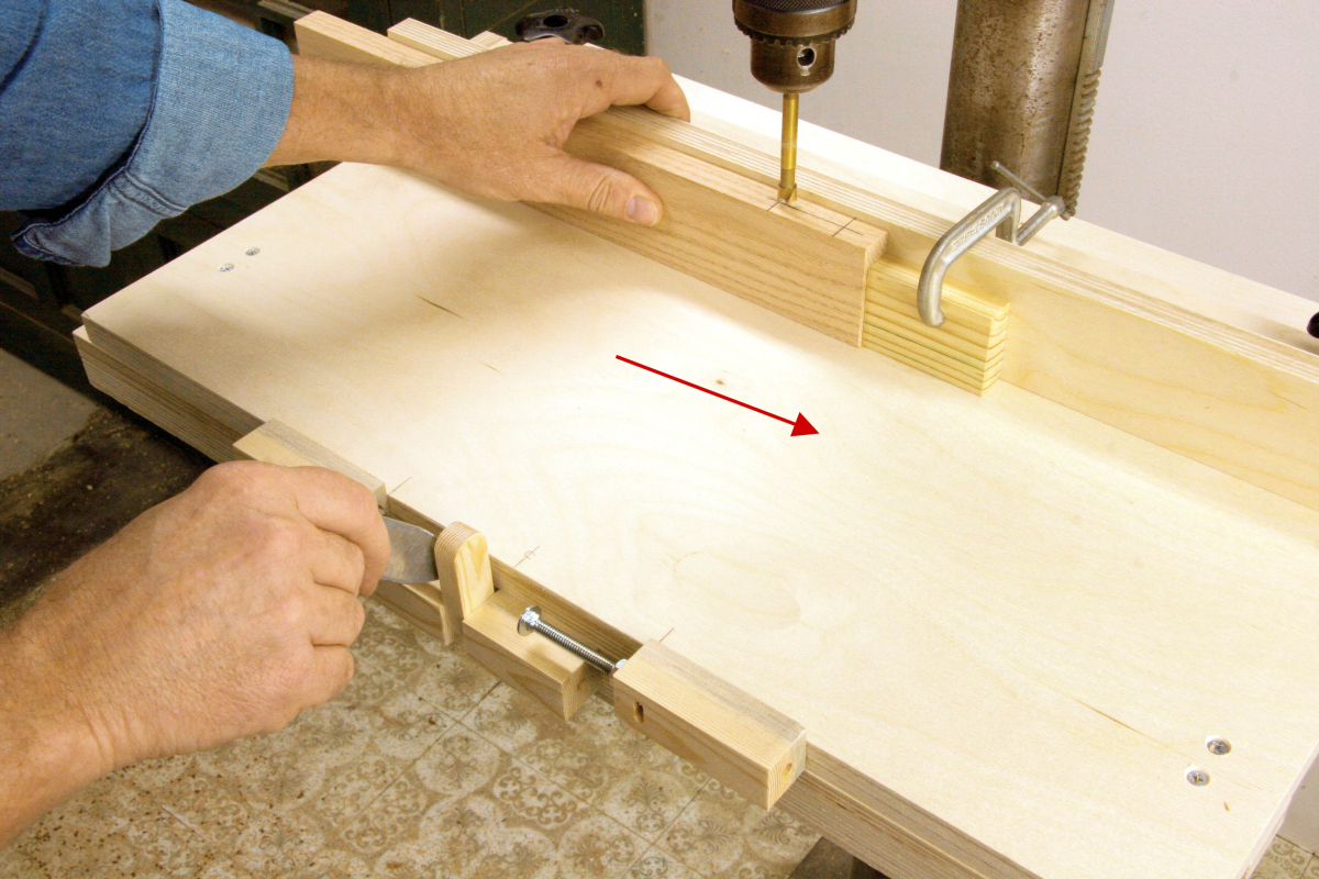 Drill Press Mortising Fixture | Popular Woodworking