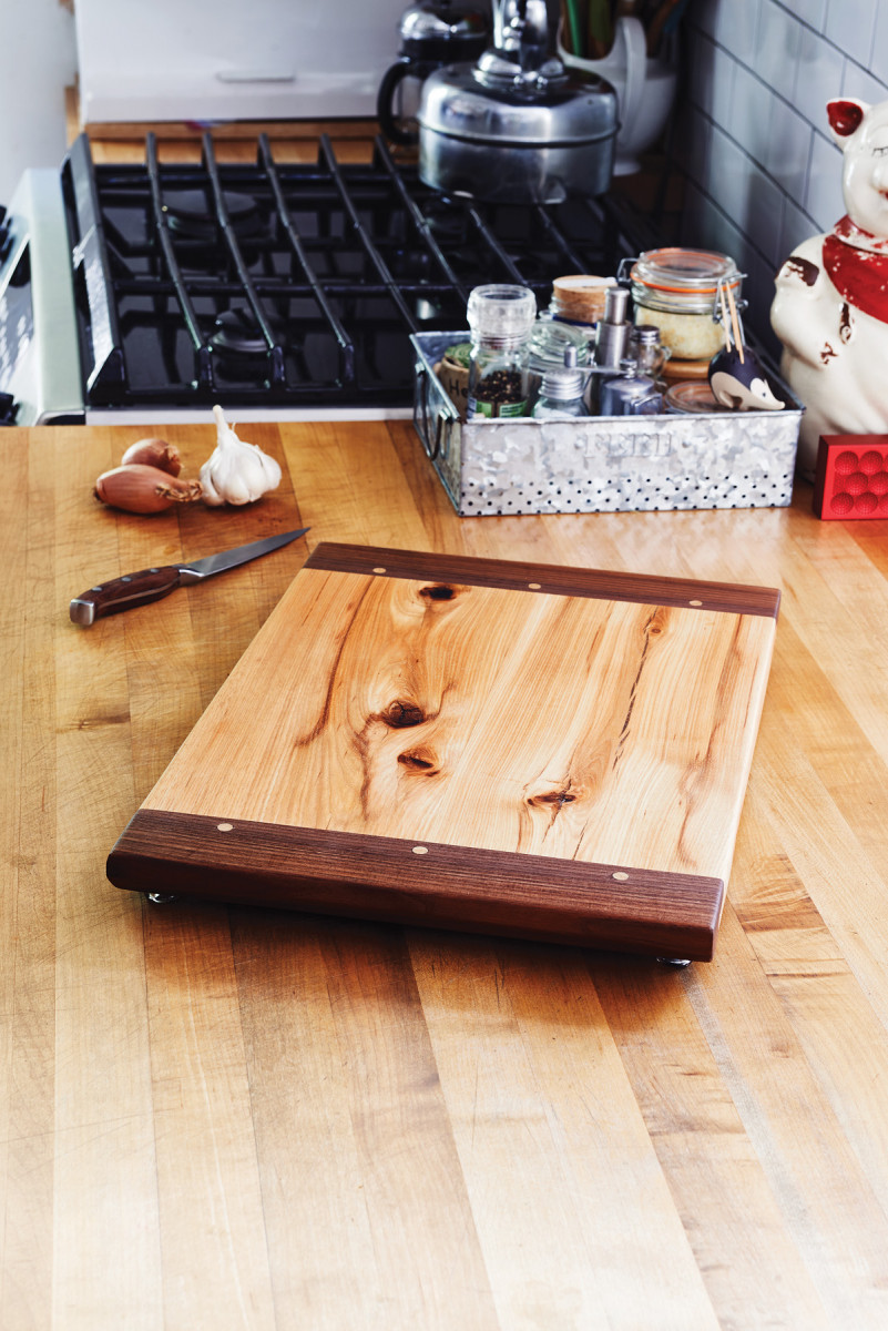 Cutting Boards Behind Cooktop - Transitional - Kitchen