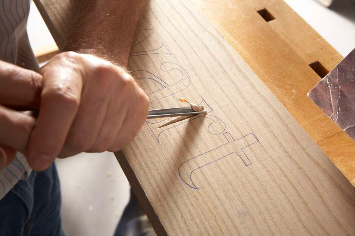 Carving Incised Letters