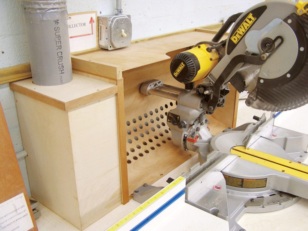 Miter Saw Dust Collection Box | Popular Woodworking