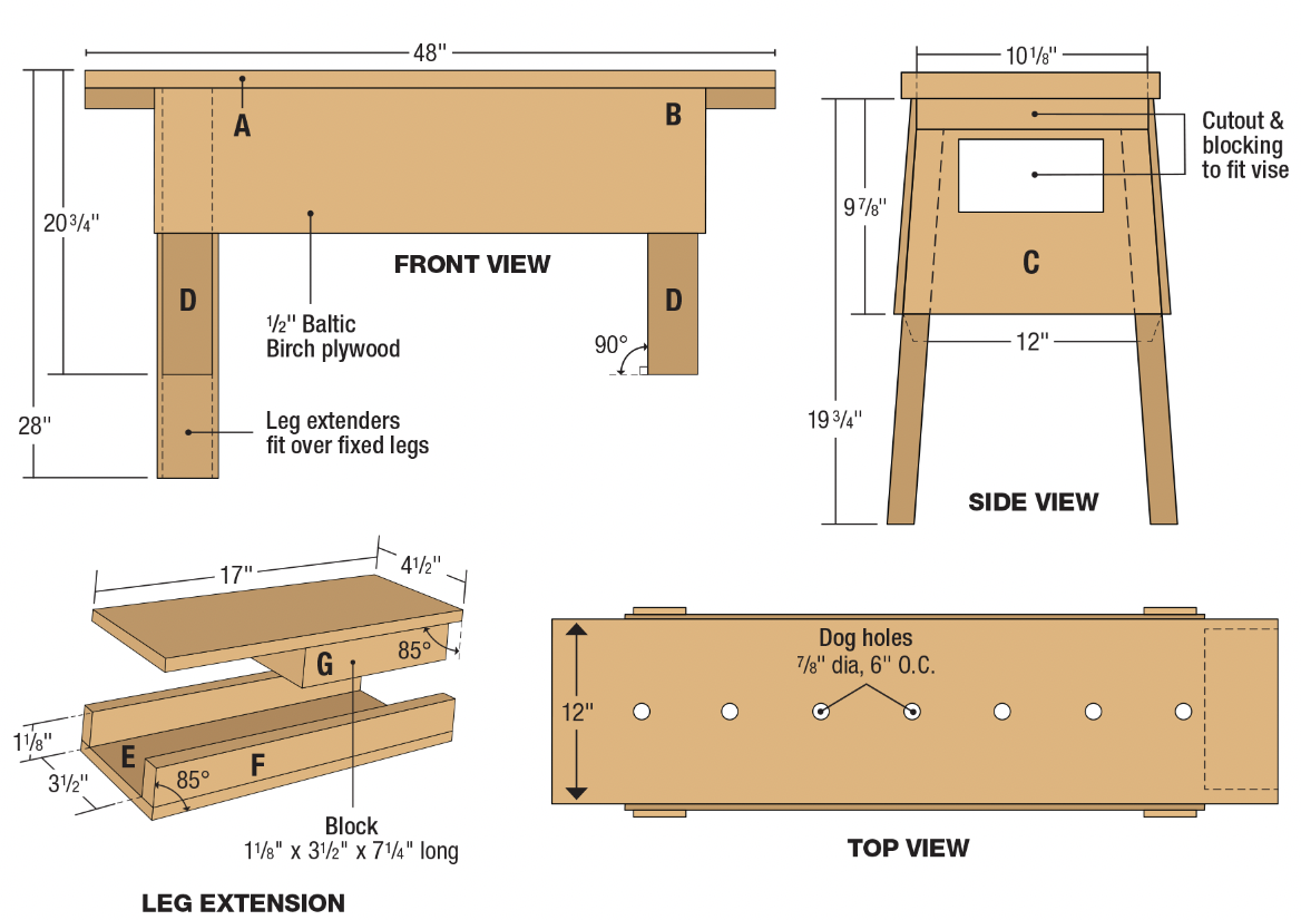 A Bench for Kids  Popular Woodworking