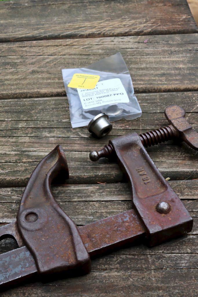 G clamp 2024 swivel pads