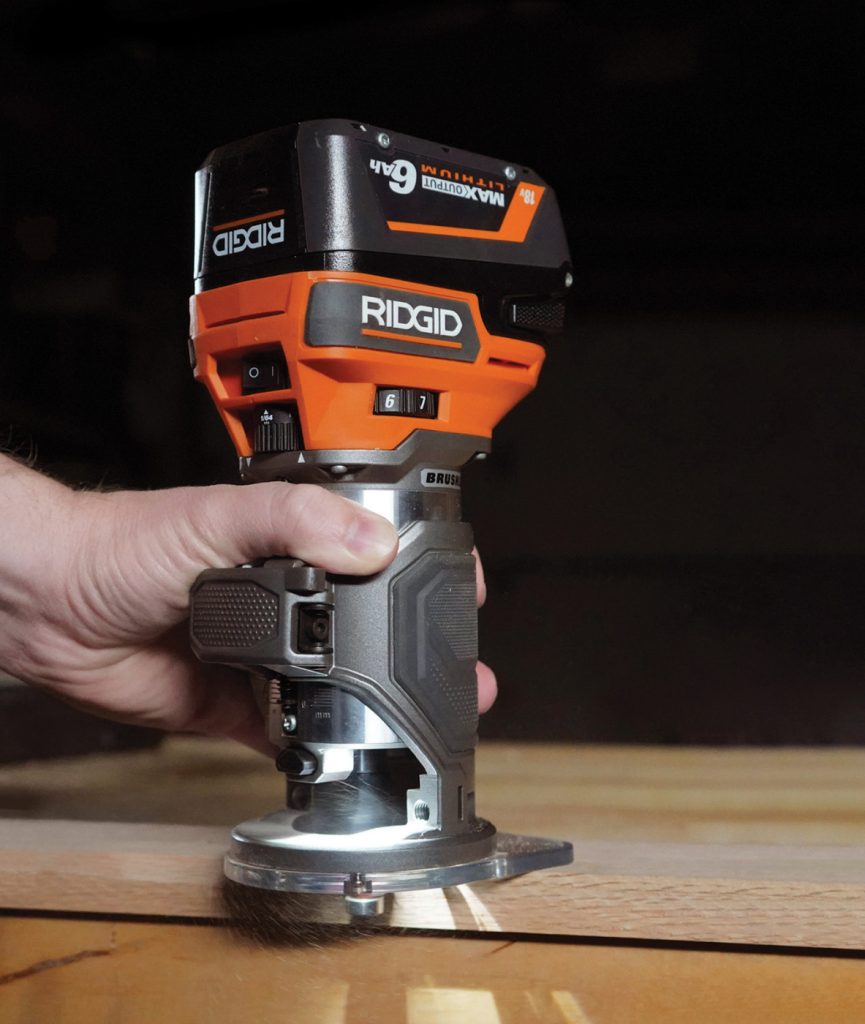 Ridgid 18V Brushless Cordless Compact Router Review