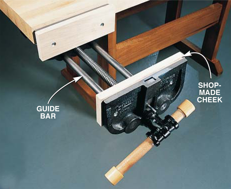 lie-nielsen chain drive vise - finewoodworking