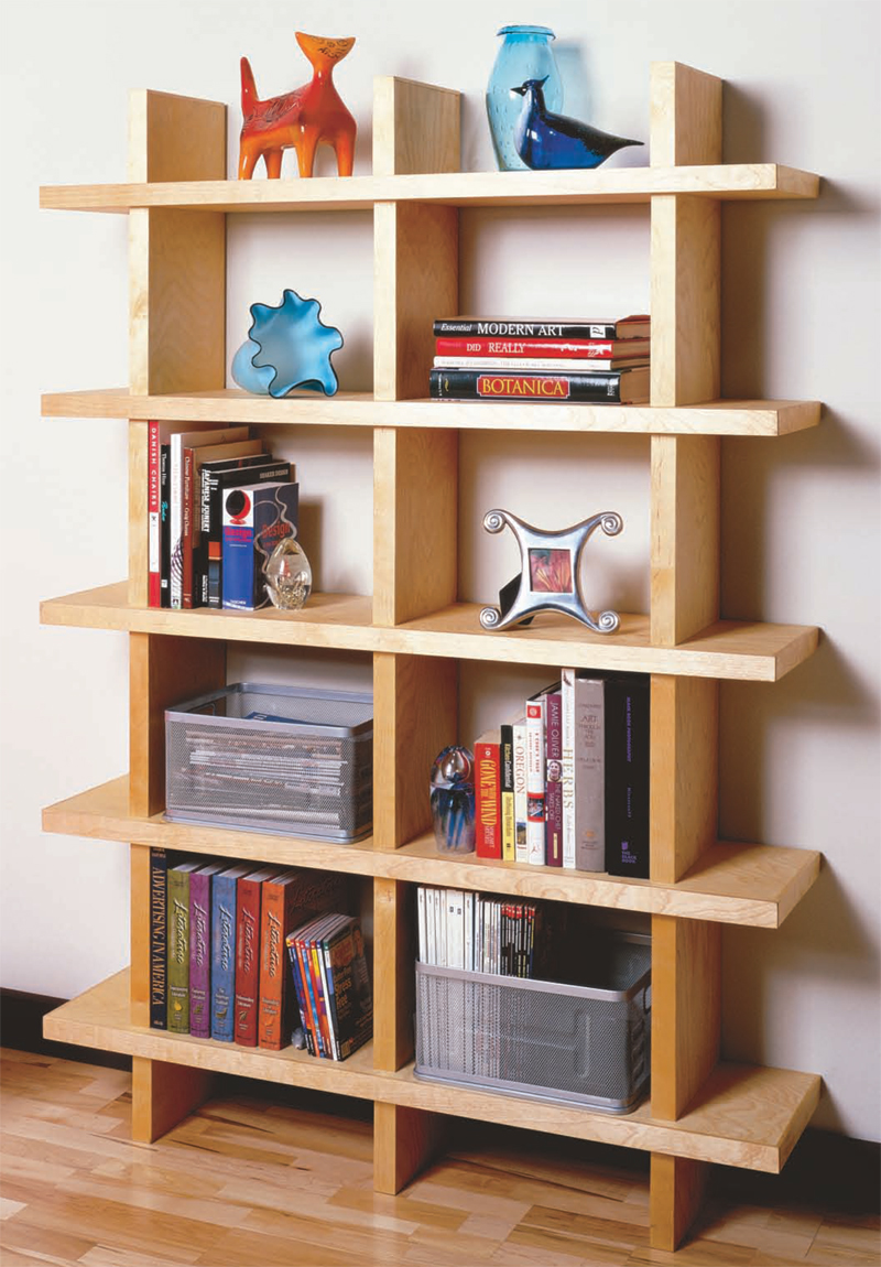 Woodworking bookshelf