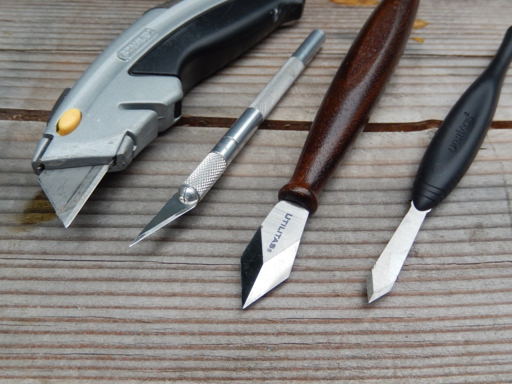 Spear point traditional marking knife for woodworking
