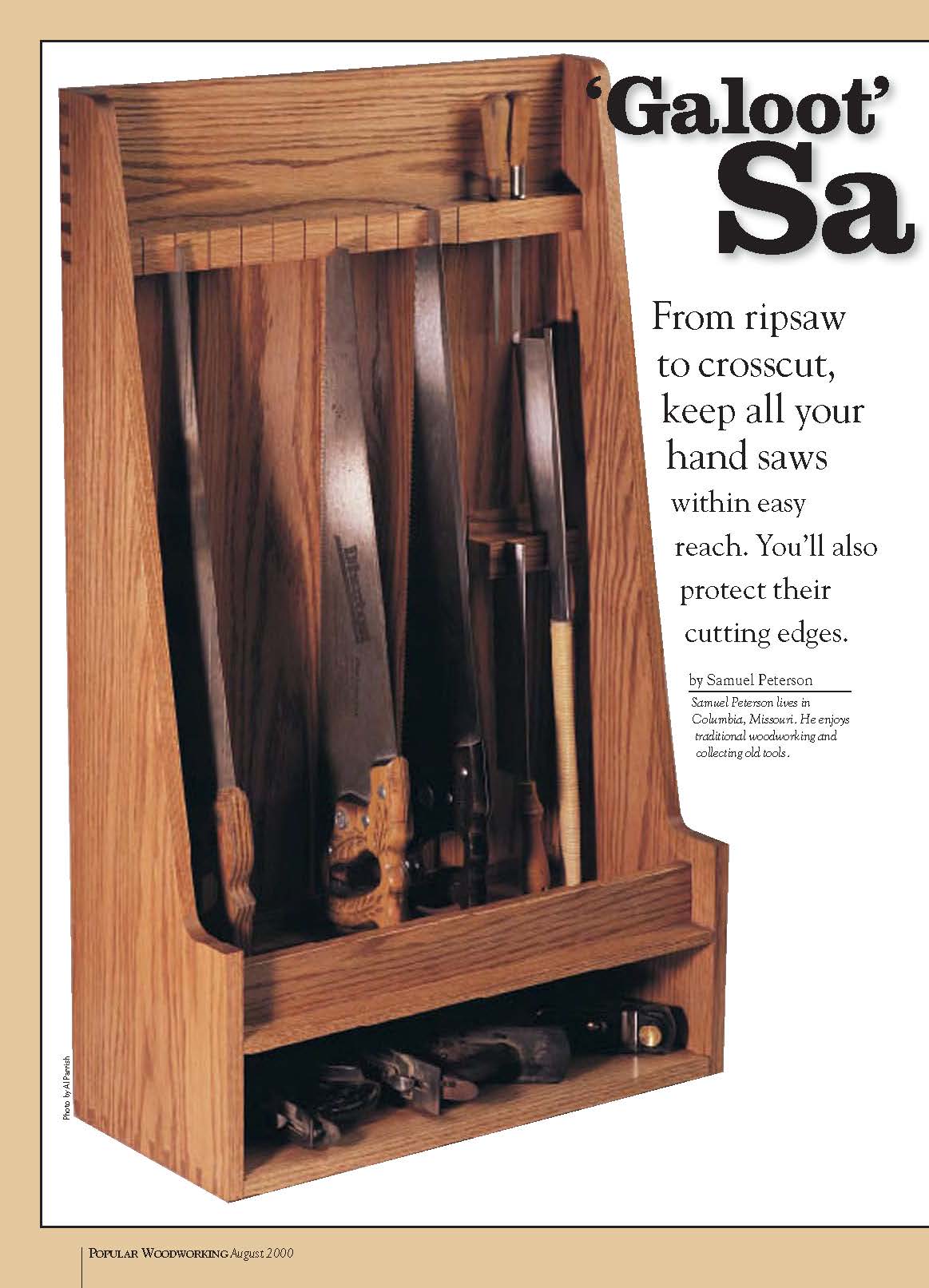 Galoot Sawtill Popular Woodworking Magazine