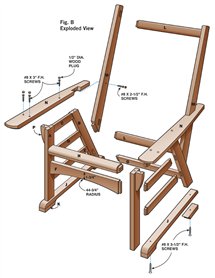 Craftsman-Style Outdoor Chair | Popular Woodworking