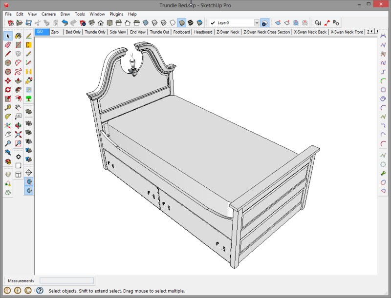 Trundle Bed Project in SketchUp | Popular Woodworking Magazine