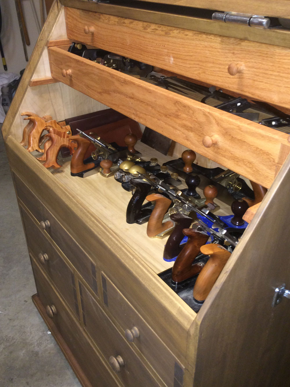 Woodworking tool racks