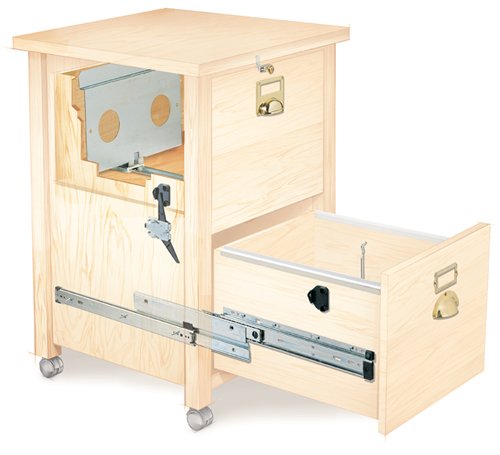 Filing Cabinet Hardware - Popular Woodworking Magazine