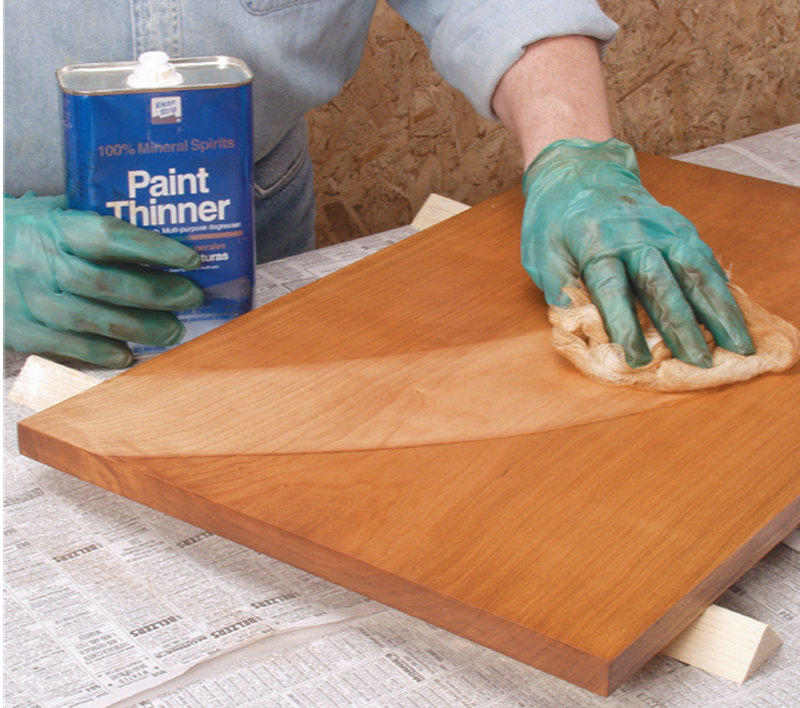 How To Remove Mineral Oil From Wood