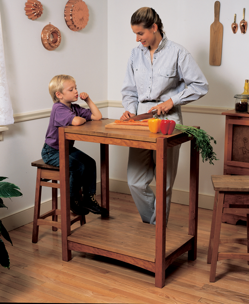 Kitchen Work Table - Popular Woodworking Magazine