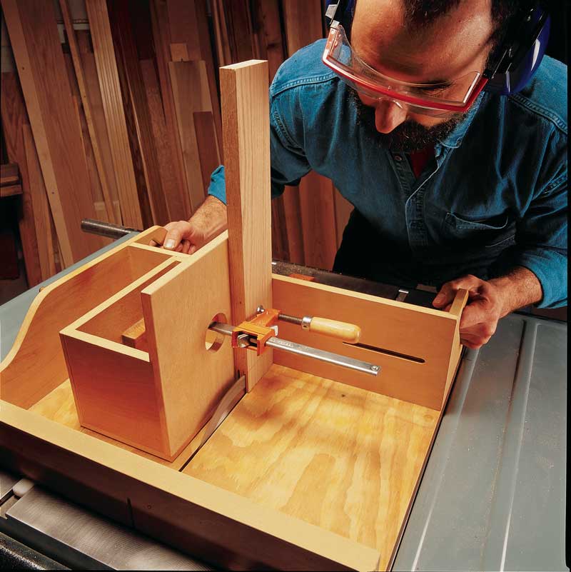 DIY Tenoning Jig Project How to Make a Tablesaw Jig